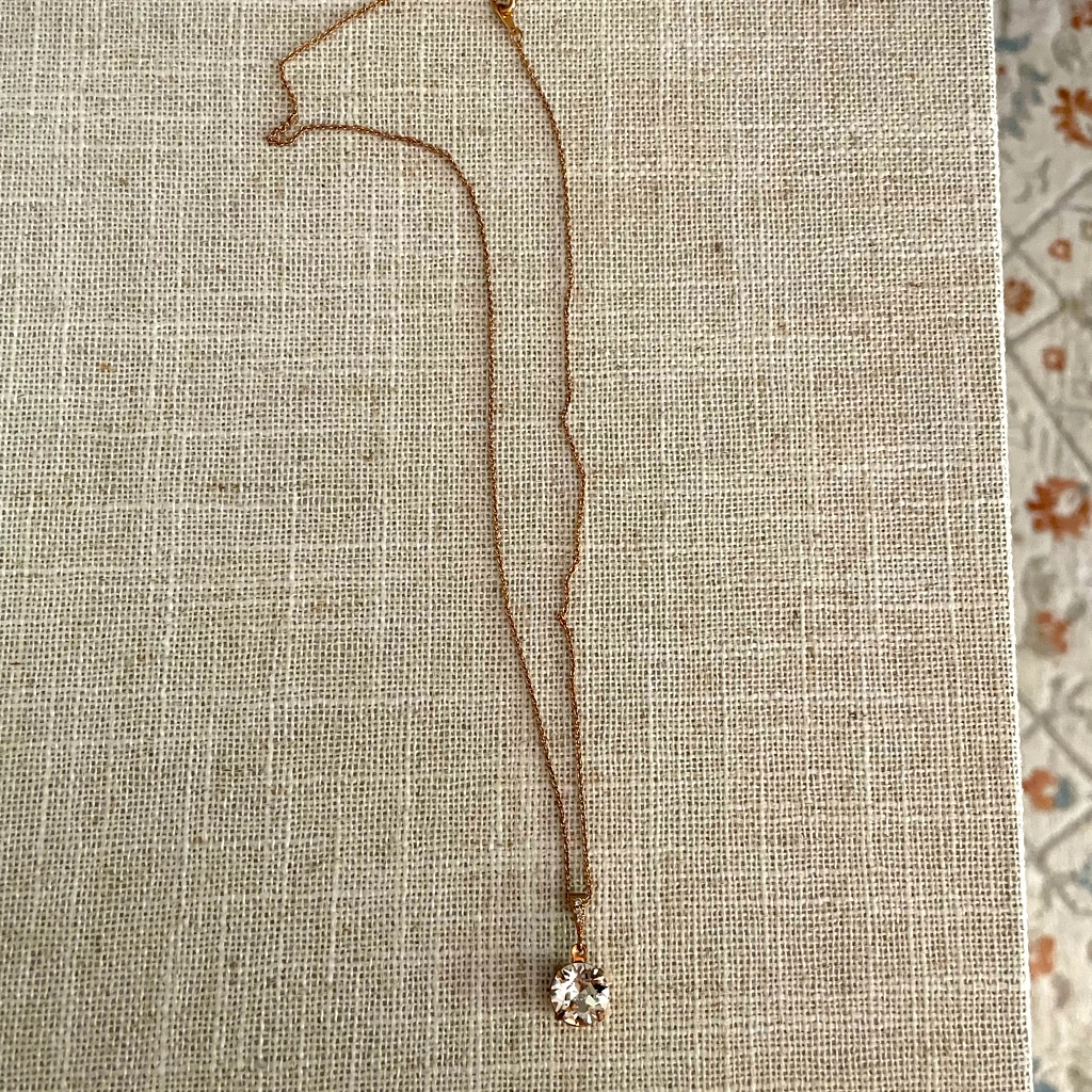 Rose Gold Diamond Necklace